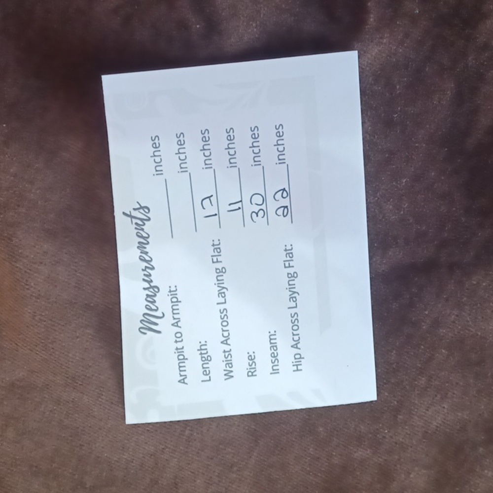Flamingals Brown Corduroy High Rise Straight/Wide Leg Pants Made For Curves New - Picture 15 of 15